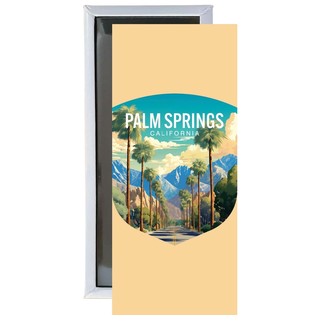 Palm Springs California Design A Souvenir Fridge Magnet 4.75 x 2 Inch Image 1