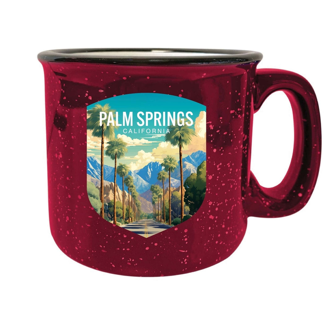 Palm Springs California Design A Souvenir 16 oz Ceramic camping mug Image 7