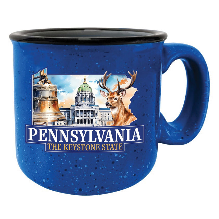 Pennsylvania Design D Souvenir 16 oz Ceramic camping mug Image 3