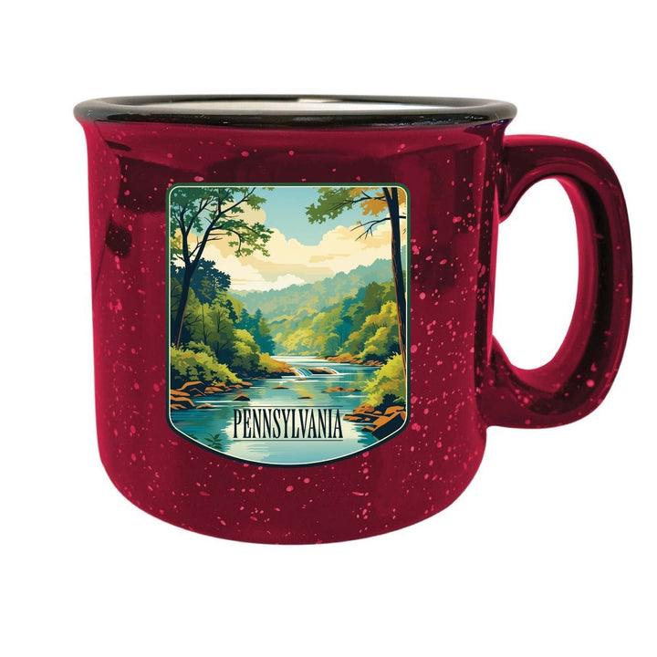 Pennsylvania Design B Souvenir 16 oz Ceramic camping mug Image 3