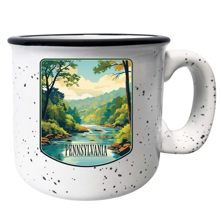 Pennsylvania Design B Souvenir 16 oz Ceramic camping mug Image 4