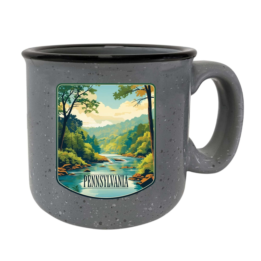 Pennsylvania Design B Souvenir 16 oz Ceramic camping mug Image 4