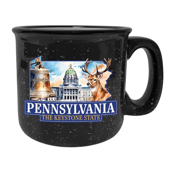 Pennsylvania Design D Souvenir 16 oz Ceramic camping mug Image 6