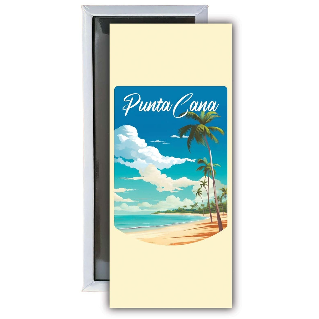 Punta Cana Dominican Republic Design D Souvenir Fridge Magnet 4.75 x 2 Inch Image 1