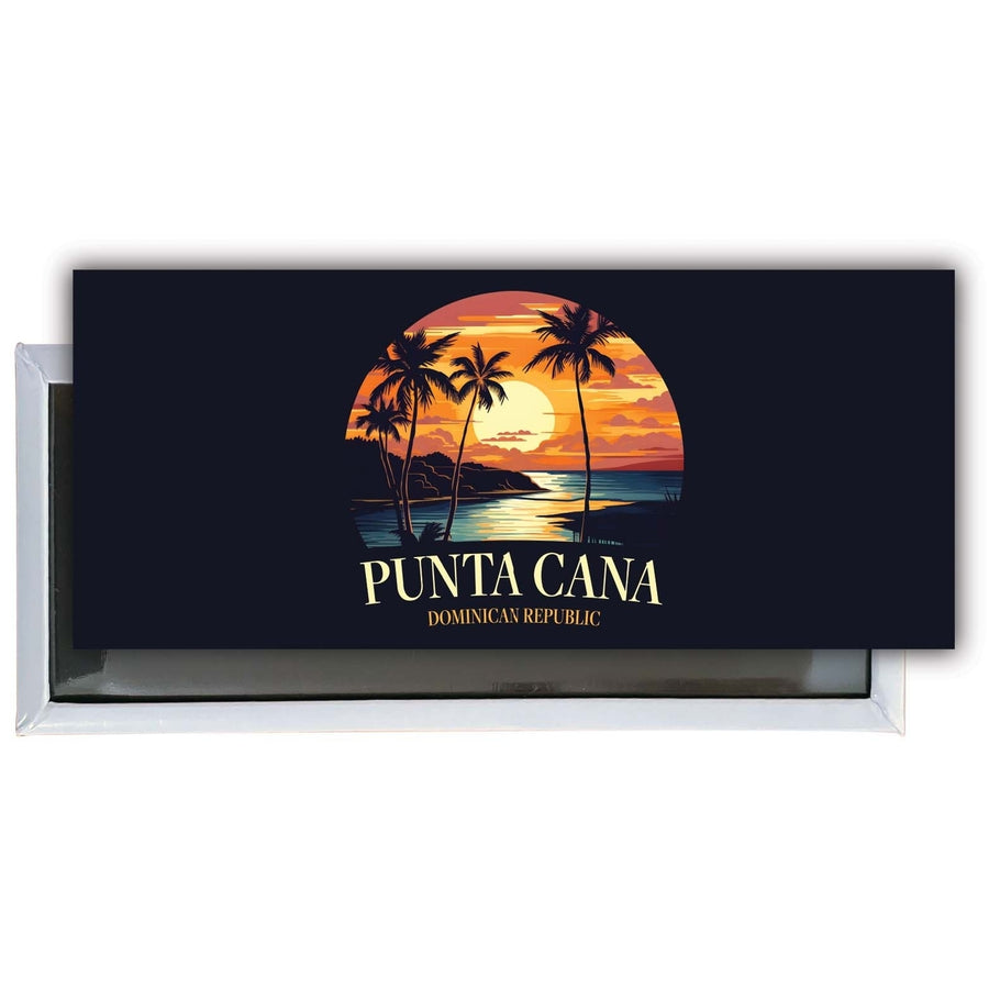 Punta Cana Dominican Republic Design E Souvenir Fridge Magnet 4.75 x 2 Inch Image 1