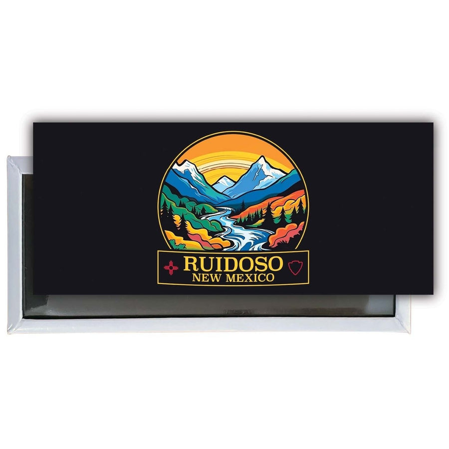 Ruidoso Mexico Design B Souvenir Fridge Magnet 4.75 x 2 Inch Image 1