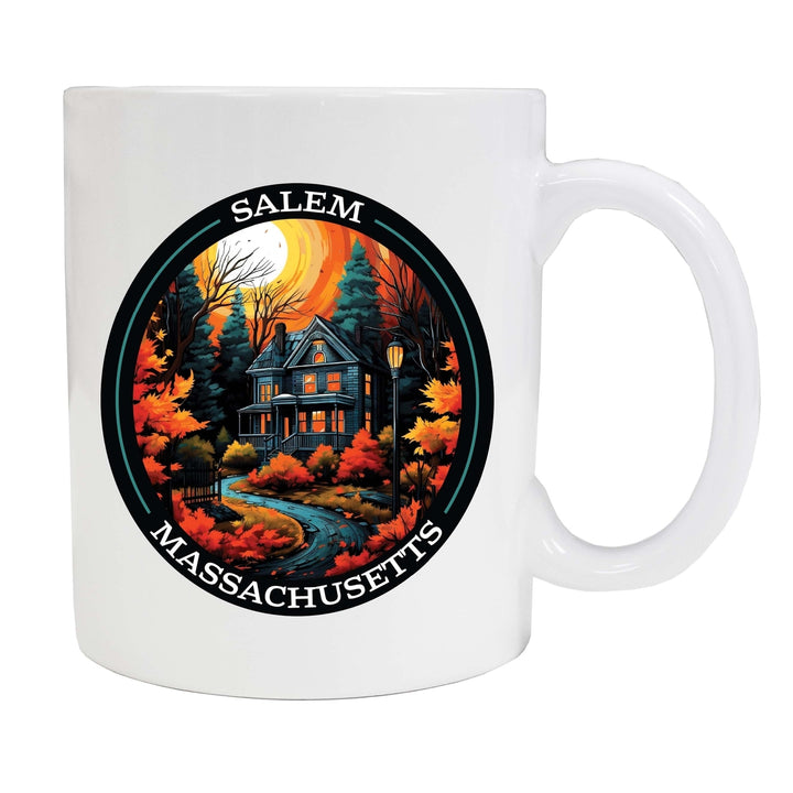 Salem Massachussettes Design B Souvenir 12 oz Ceramic Coffee Mug Image 1