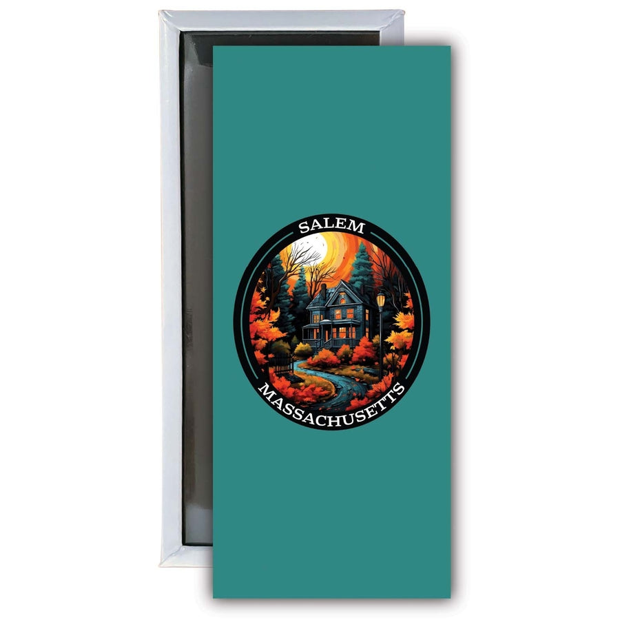 Salem Massachussettes Design B Souvenir Fridge Magnet 4.75 x 2 Inch Image 1