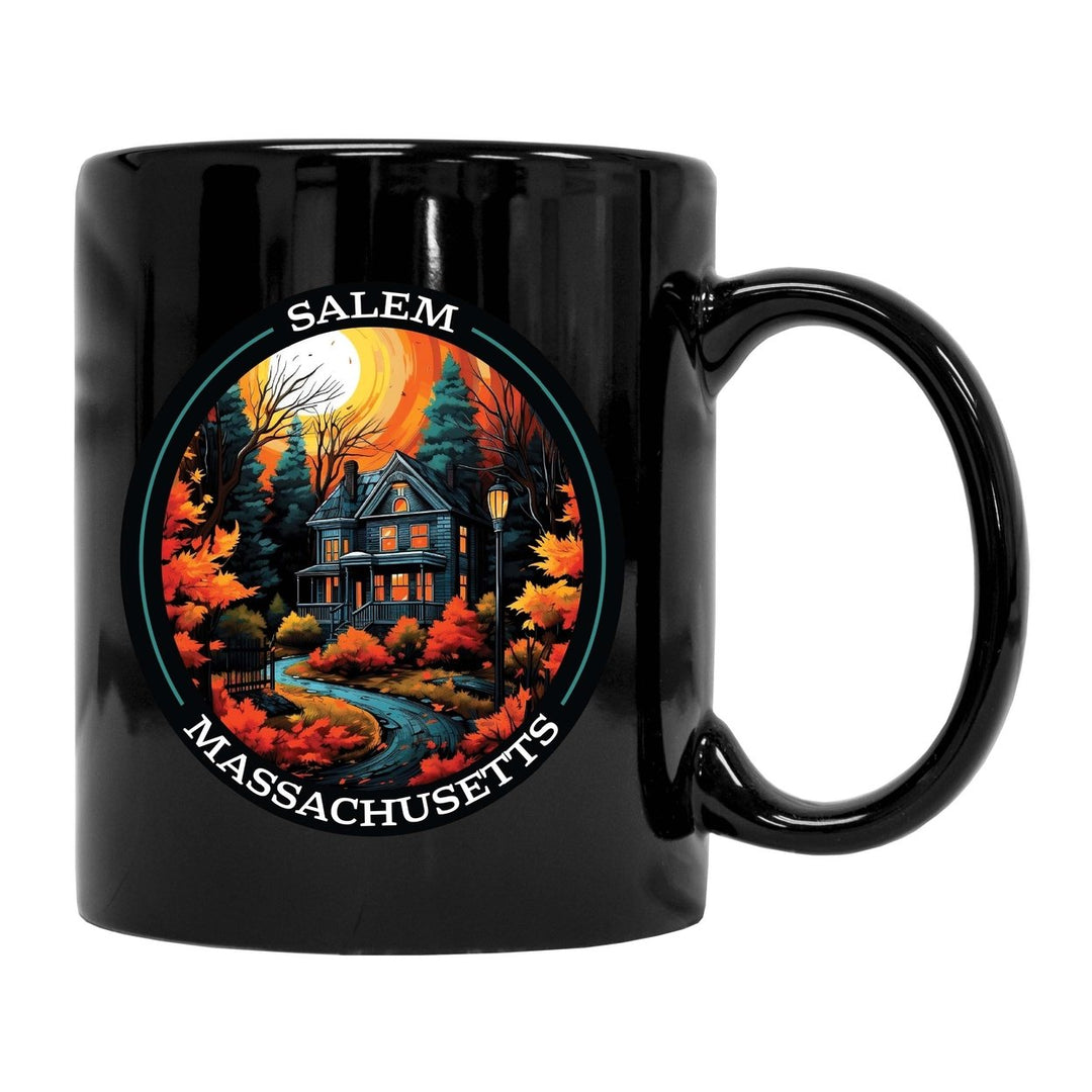 Salem Massachussettes Design B Souvenir 12 oz Ceramic Coffee Mug Image 1