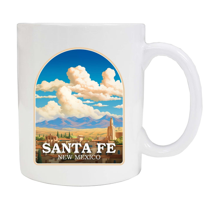 Santa Fe Mexico Design A Souvenir 12 oz Ceramic Coffee Mug Image 1