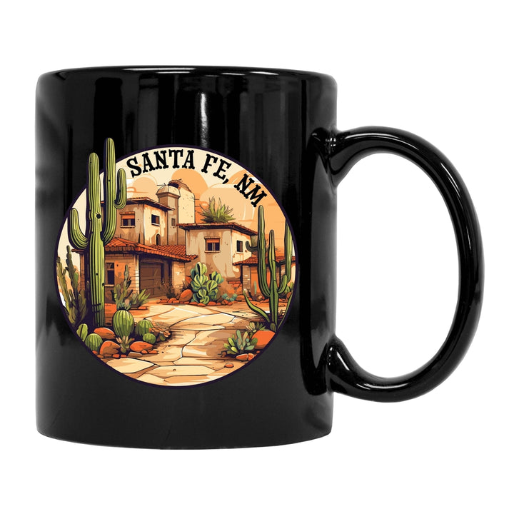 Santa Fe Mexico Design D Souvenir 12 oz Ceramic Coffee Mug Image 2