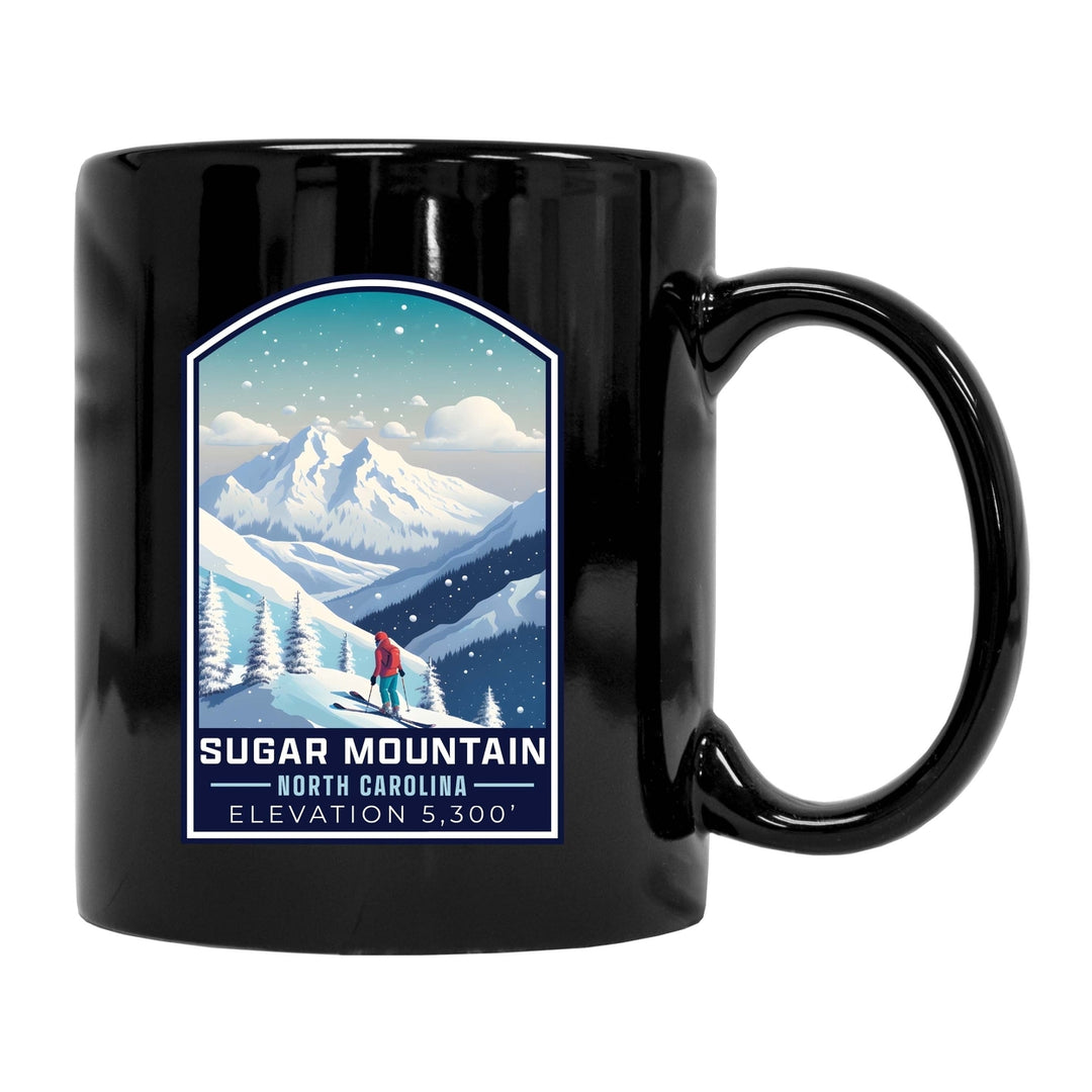 Sugar Mountain North Carolina Design B Souvenir 12 oz Ceramic Coffee Mug Image 2