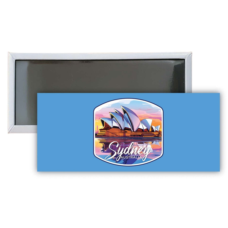 Sydney Australia Design A Souvenir Fridge Magnet 4.75 x 2 Inch Image 1