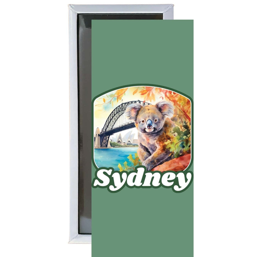 Sydney Australia Design C Souvenir Fridge Magnet 4.75 x 2 Inch Image 1