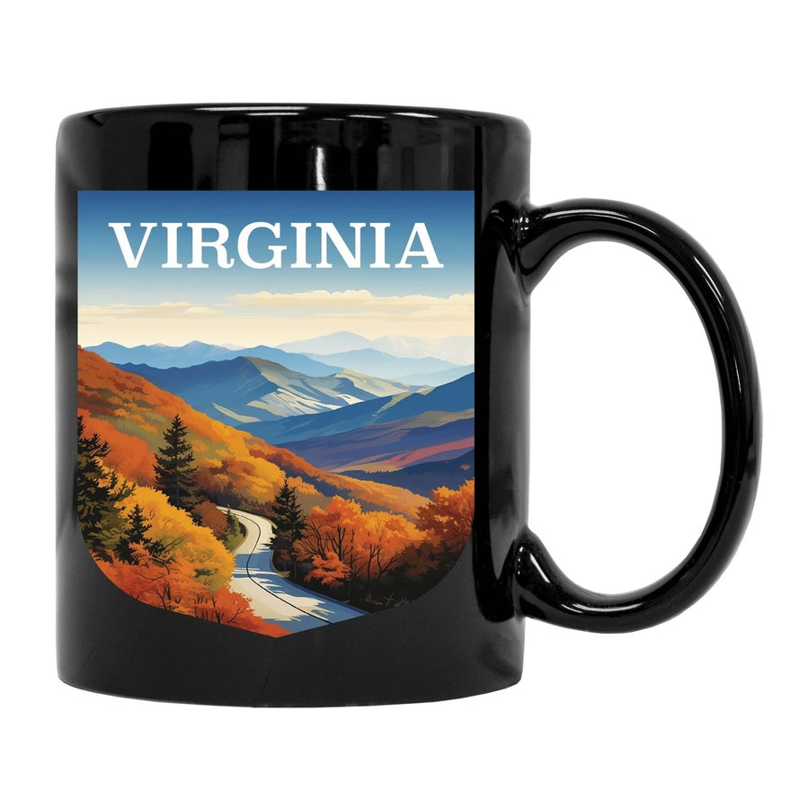 Virginia Design A Souvenir 12 oz Ceramic Coffee Mug Image 1