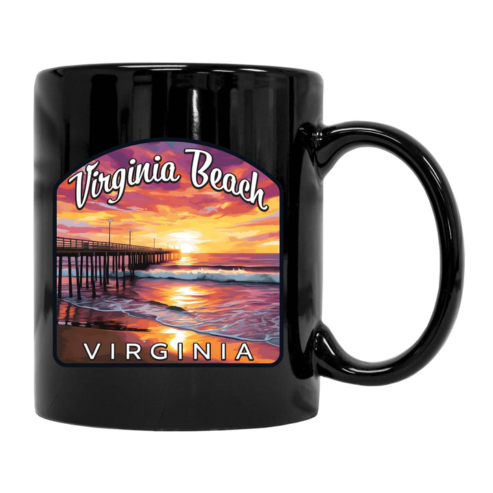 Virginia Beach Viginia Design A Souvenir 12 oz Ceramic Coffee Mug Image 2