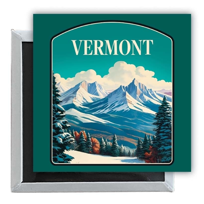 Vermont Design A Souvenir 2.5 x 2.5-Inch Fridge Magnet Image 1