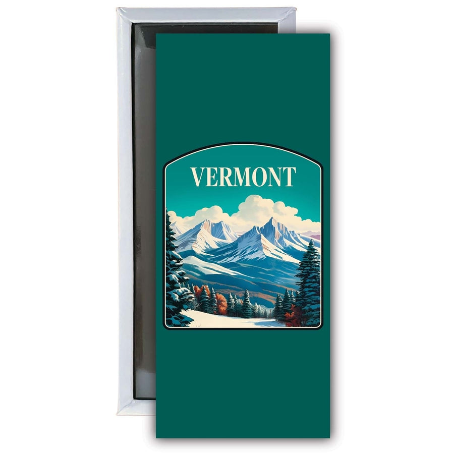 Vermont Design A Souvenir Fridge Magnet 4.75 x 2 Inch Image 1