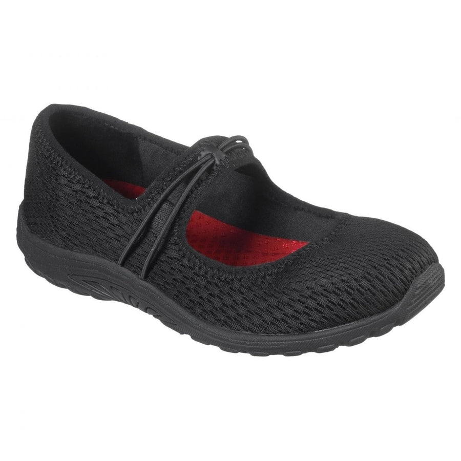 SKECHERS WORK Womens Sulloway SR Soft Toe Slip Resistant Work Shoe Black - 77278-BLK BLACK Image 1