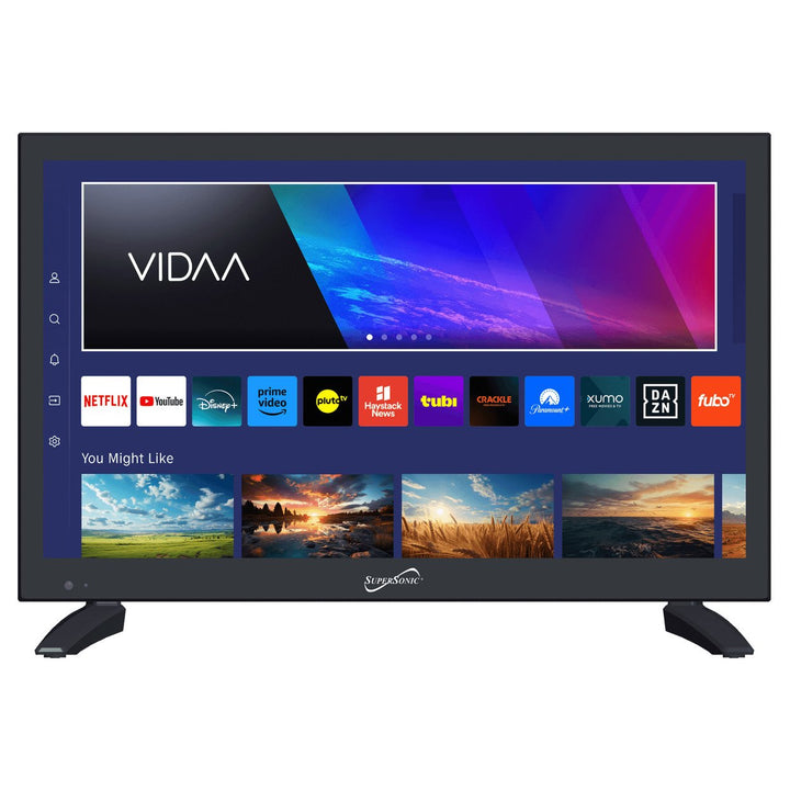 Supersonic 19" VIDAA ACDC Compatible LED Smart TV with Built-In WiFi Image 1