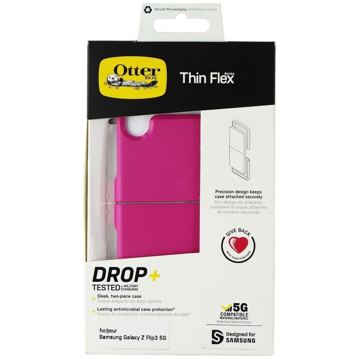 OtterBox Thin Flex Series Case for Samsung Galaxy Z Flip3 (5G) - Fuchsia Party Image 4