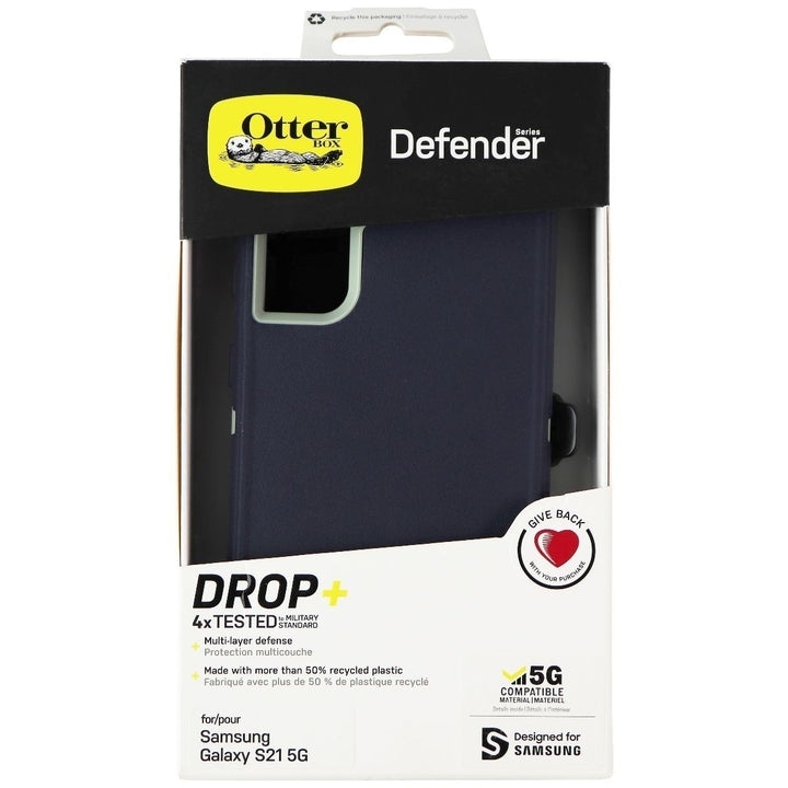 OtterBox Defender Case and Holster for Samsung Galaxy S21 5G - Varsity Blue Image 4