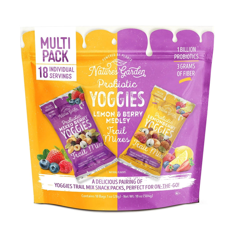 Natures Garden Yoggies Trail MixVariety Pack1 Ounce (Pack of 18) Image 1