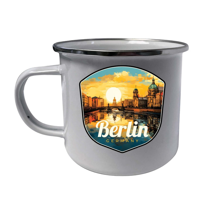 Berlin Germany Design C Souvenir Tin Camper Coffee Mug Image 3