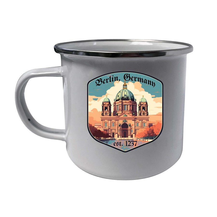 Berlin Germany Design B Souvenir Tin Camper Coffee Mug Image 1