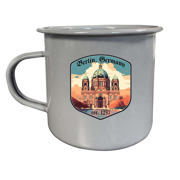 Berlin Germany Design B Souvenir Tin Camper Coffee Mug Image 2