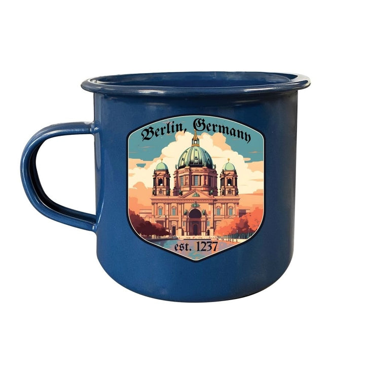 Berlin Germany Design B Souvenir Tin Camper Coffee Mug Image 3