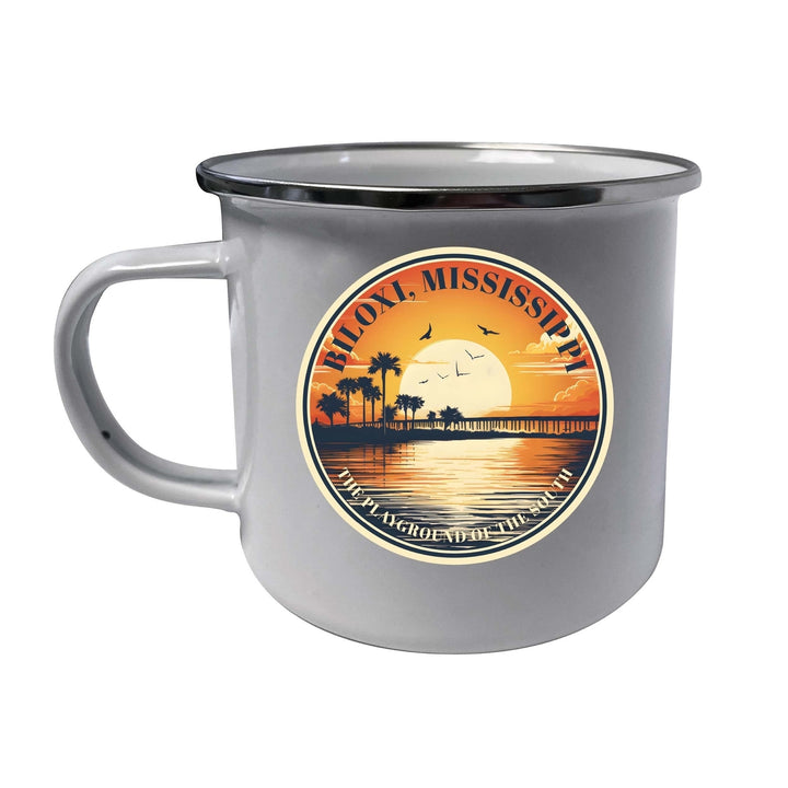 Biloxi Mississippi Design A Souvenir Tin Camper Coffee Mug Image 3