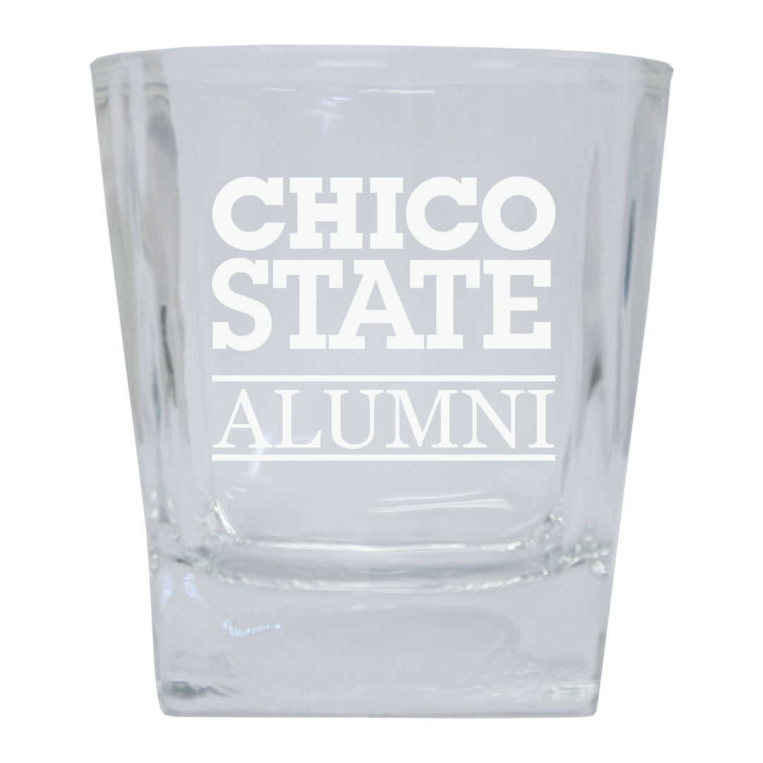 California State University Etched Alumni 8 oz Whiskey Rocks Glass Officially Licensed Collegiate Product Image 1