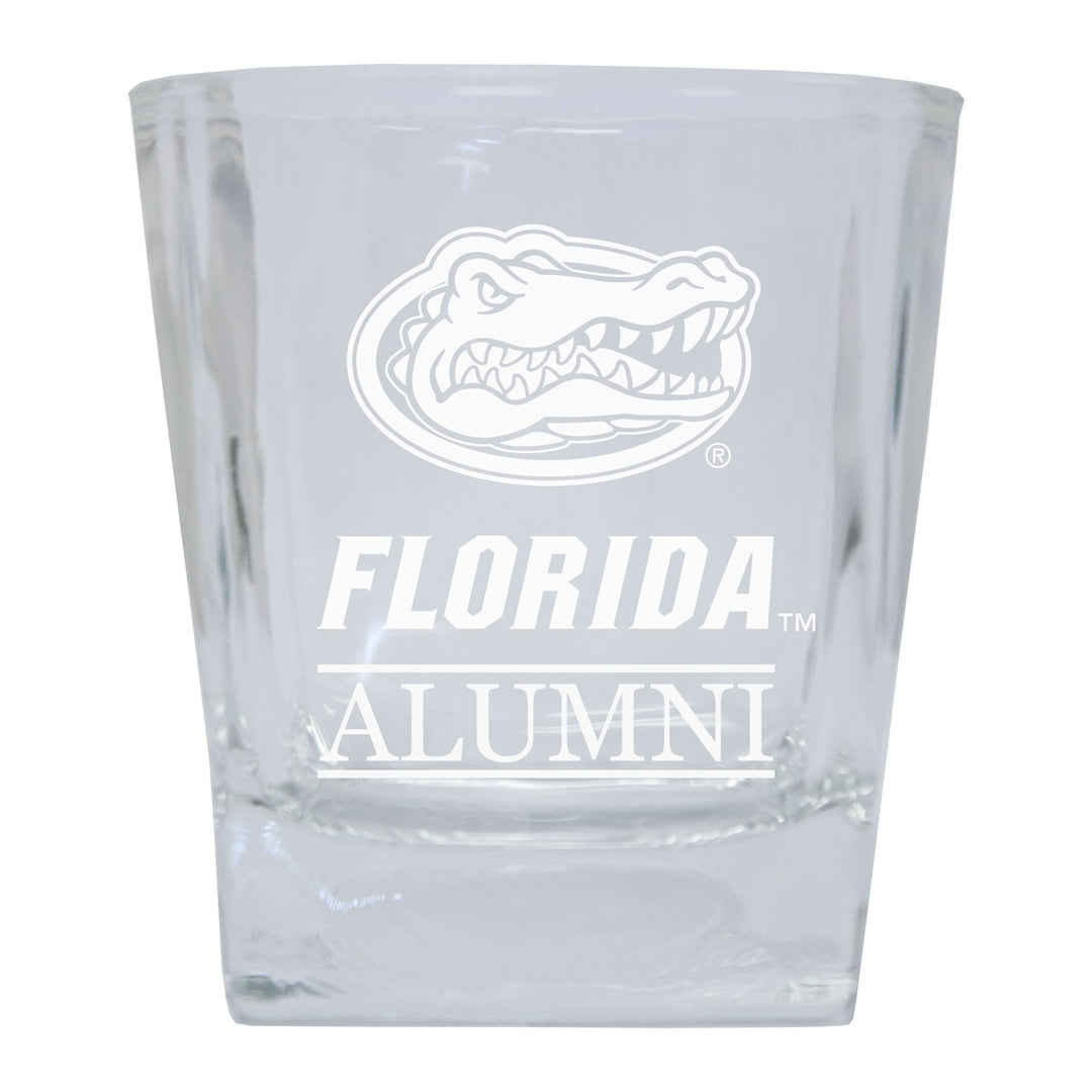 Florida Gators Etched Alumni 8 oz Whiskey Rocks Glass Officially Licensed Collegiate Product Image 1