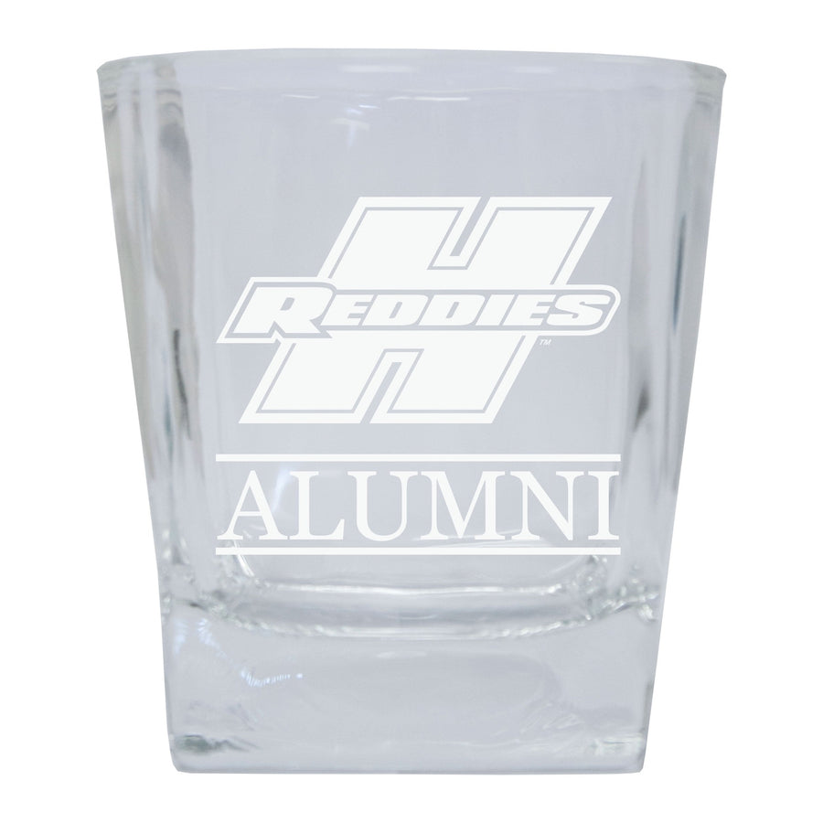 Henderson State Reddies Etched Alumni 8 oz Whiskey Rocks Glass Officially Licensed Collegiate Product Image 1