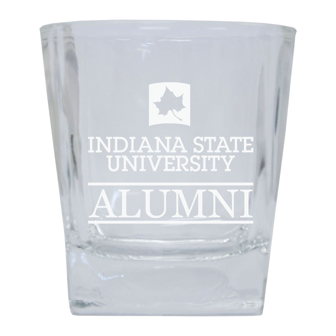 Indiana State University Etched Alumni 5 oz Shooter Glass Officially Licensed Collegiate Product Image 1