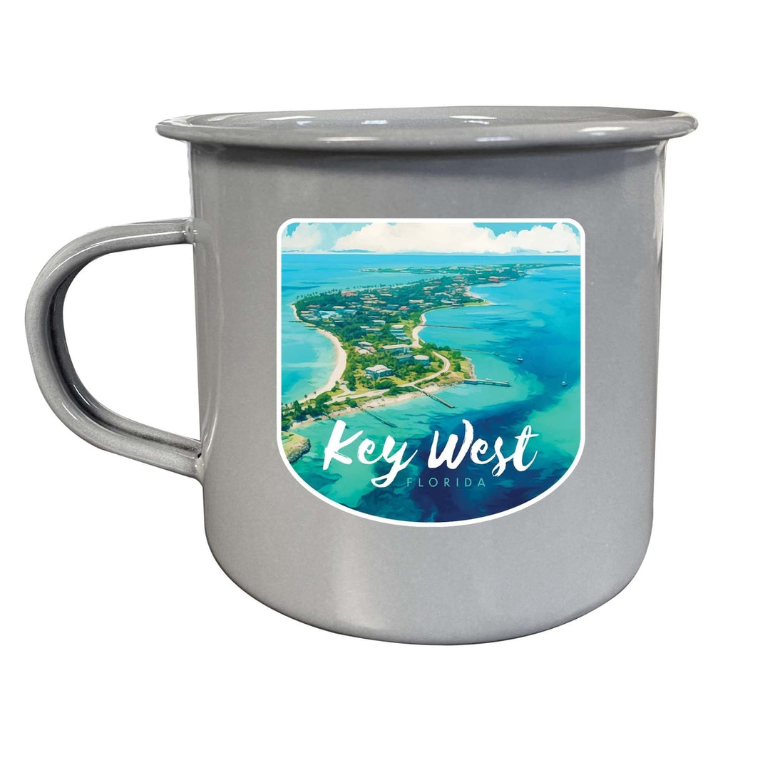 Key West Florida Design A Souvenir Tin Camper Coffee Mug Image 1