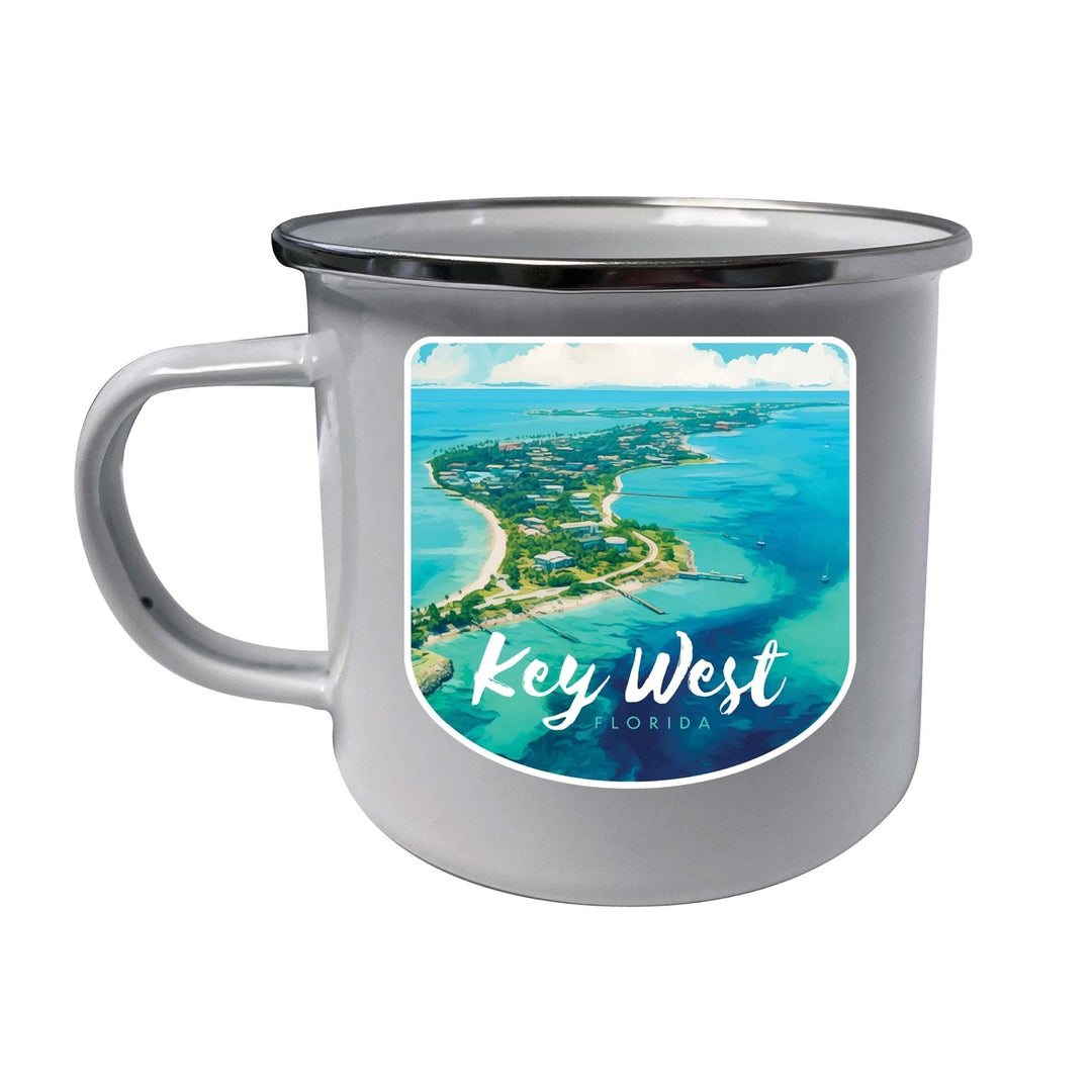 Key West Florida Design A Souvenir Tin Camper Coffee Mug Image 2