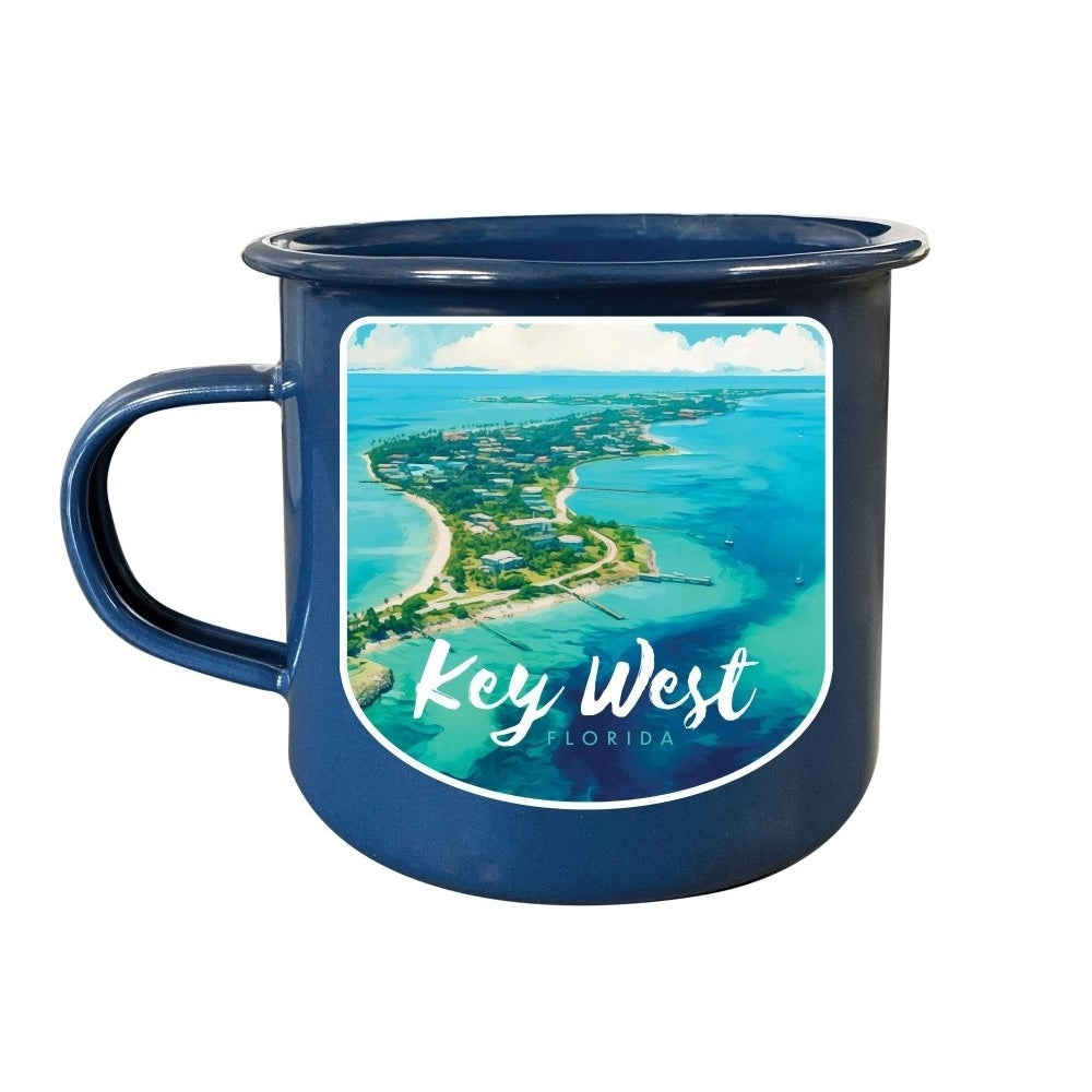 Key West Florida Design A Souvenir Tin Camper Coffee Mug Image 3