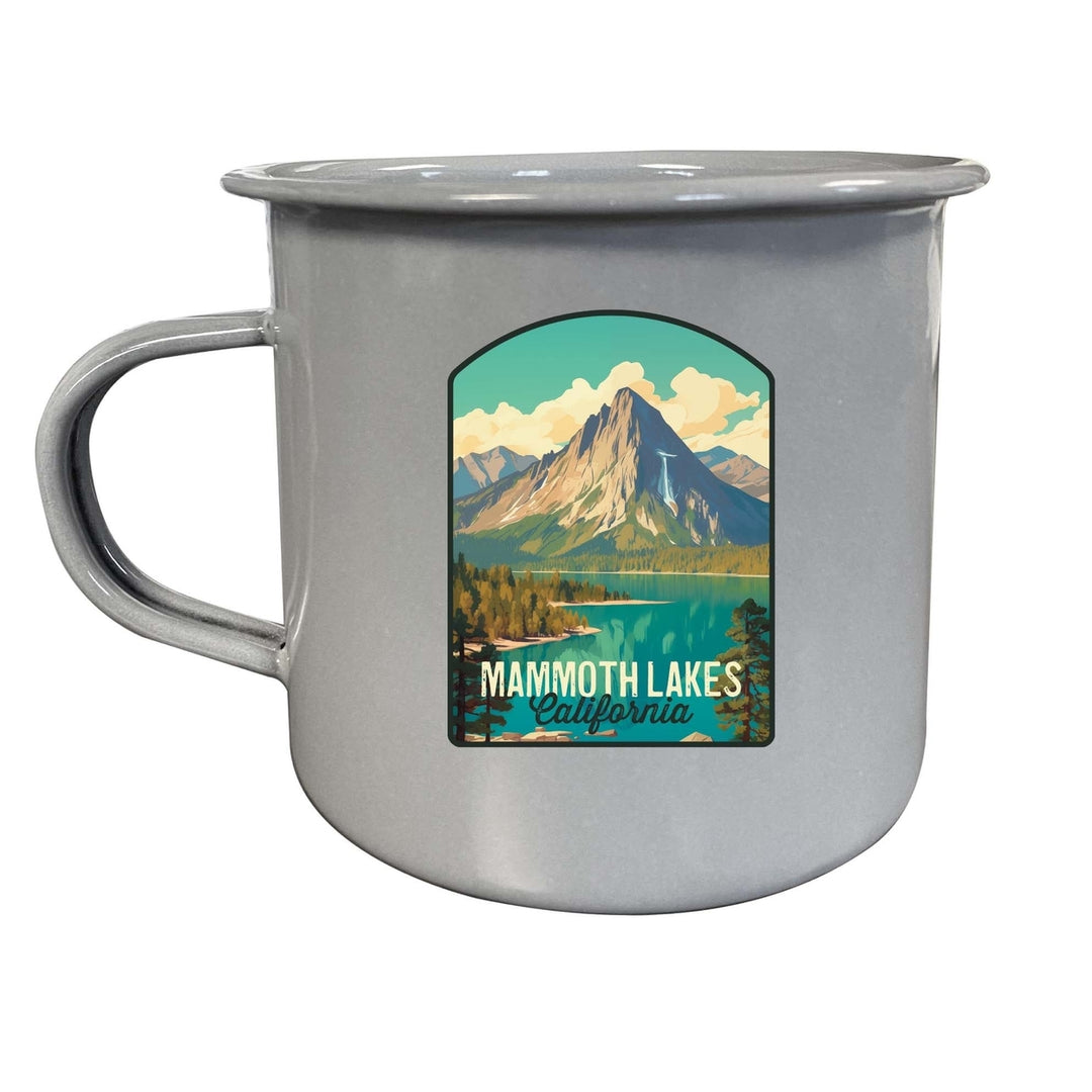 Mammoth Lakes California Design A Souvenir Tin Camper Coffee Mug Image 1