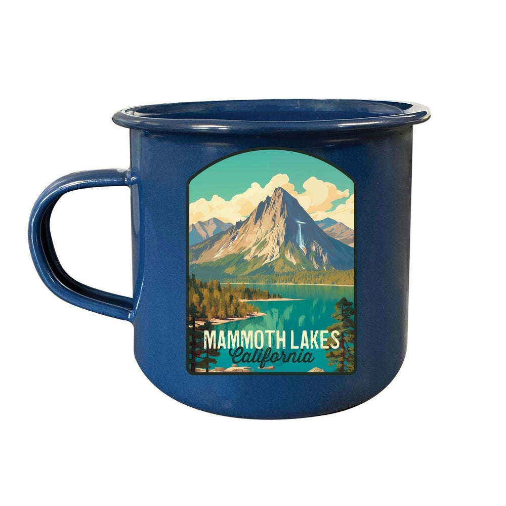 Mammoth Lakes California Design A Souvenir Tin Camper Coffee Mug Image 2