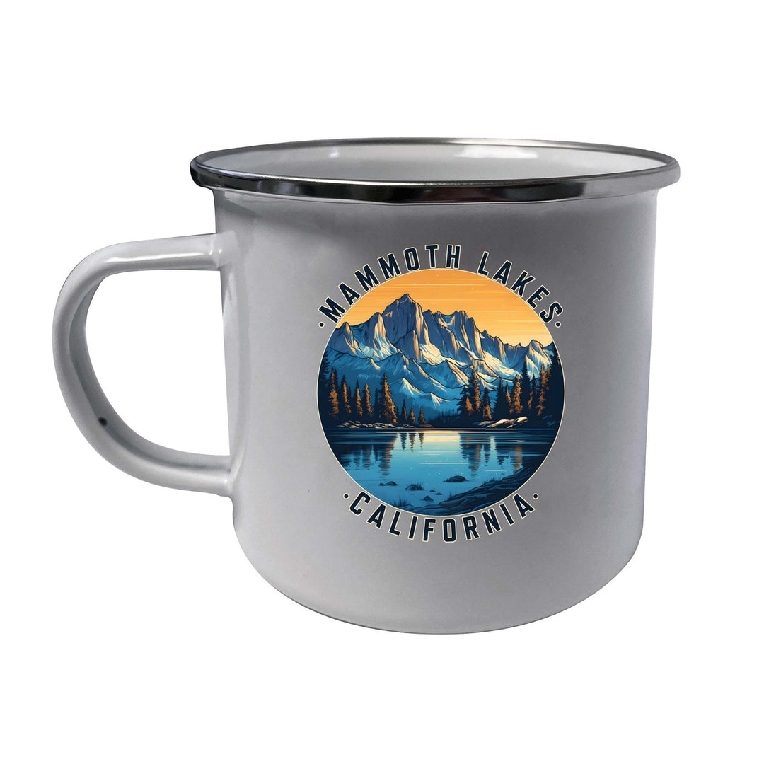 Mammoth Lakes California Design B Souvenir Tin Camper Coffee Mug Image 1