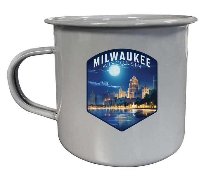 Milwaukee Wisconsin Design B Souvenir Tin Camper Coffee Mug Image 1