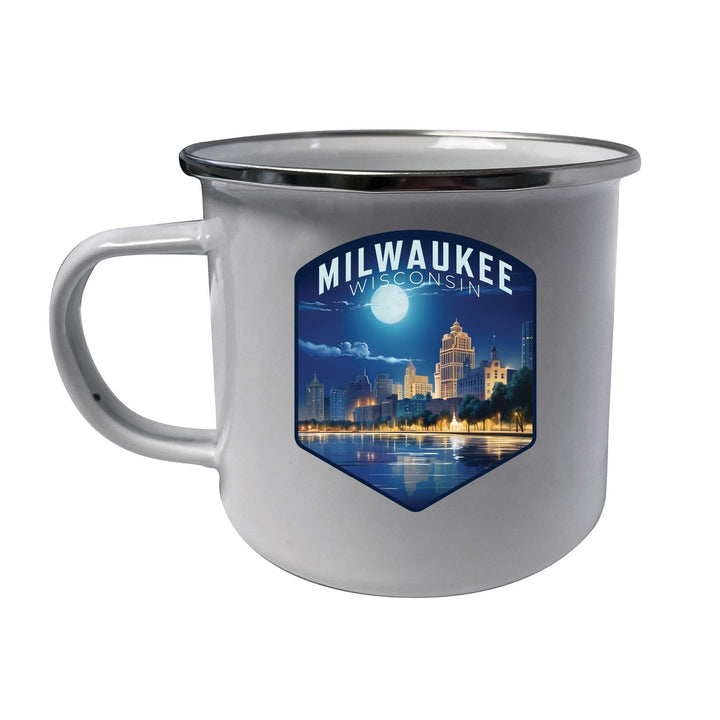 Milwaukee Wisconsin Design B Souvenir Tin Camper Coffee Mug Image 3