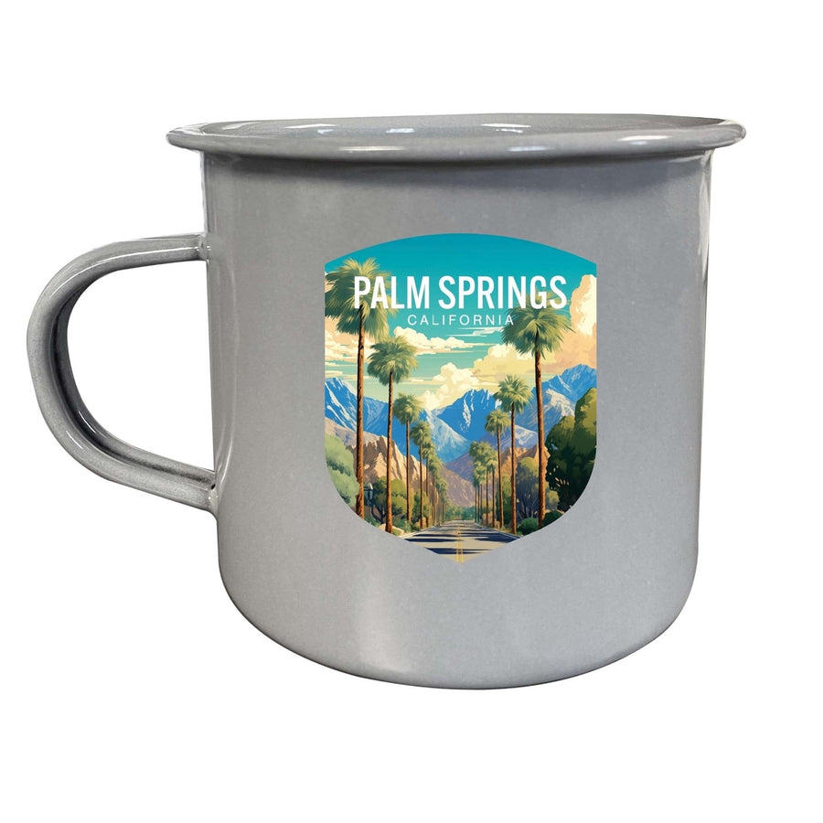 Palm Springs California Design A Souvenir Tin Camper Coffee Mug Image 1