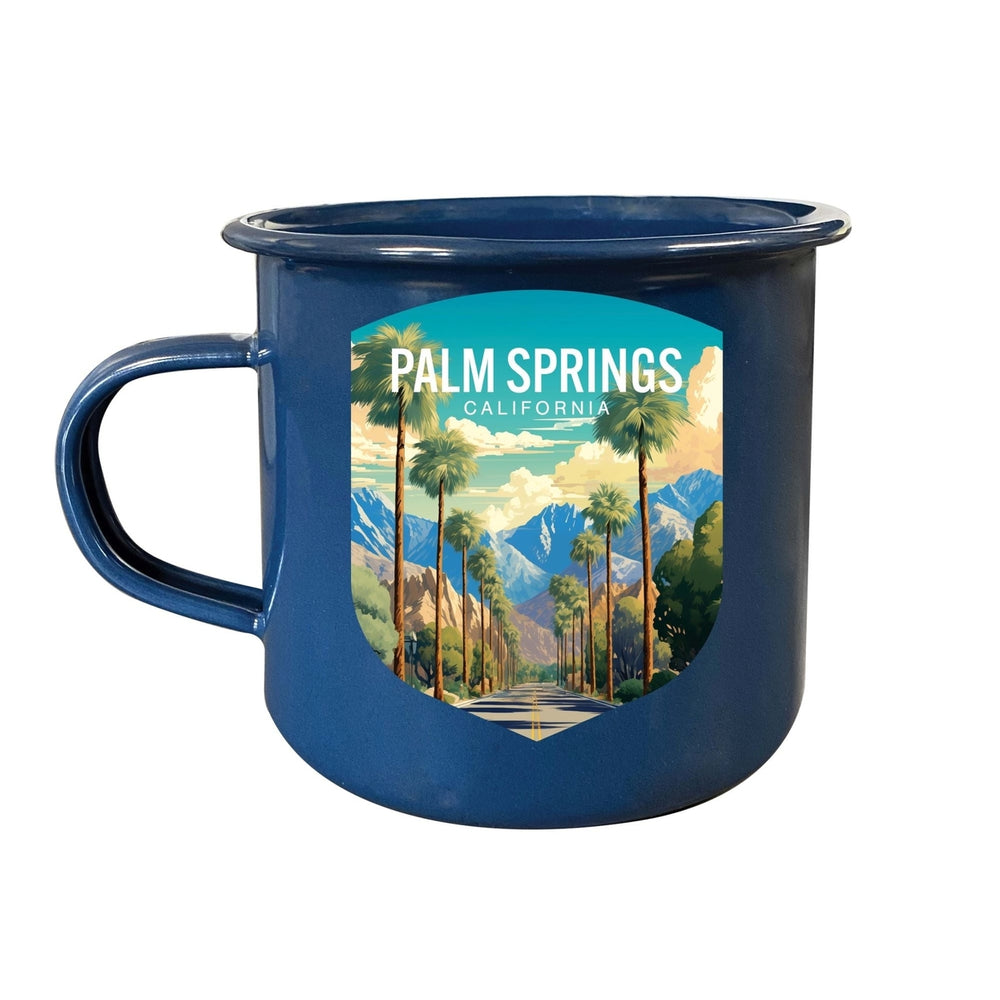 Palm Springs California Design A Souvenir Tin Camper Coffee Mug Image 2