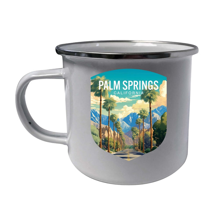 Palm Springs California Design A Souvenir Tin Camper Coffee Mug Image 3