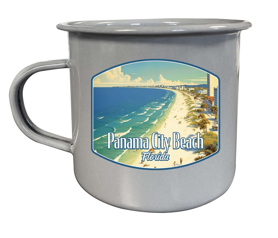 Panama City Beach Florida Design A Souvenir Tin Camper Coffee Mug Image 2