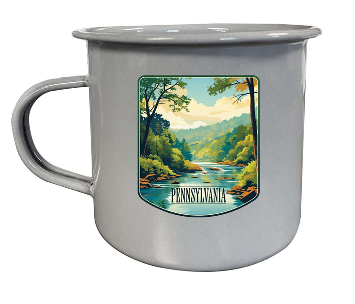 Pennsylvania Design B Souvenir Tin Camper Coffee Mug Image 1