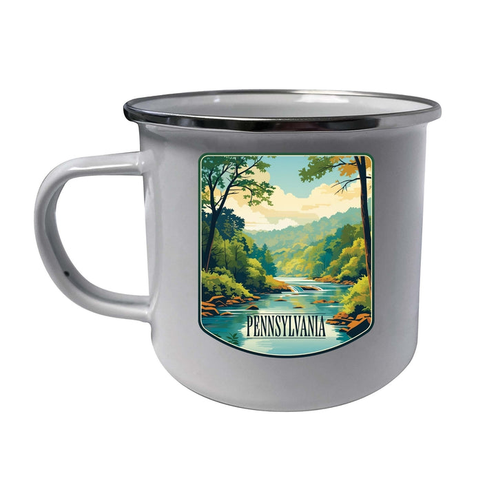 Pennsylvania Design B Souvenir Tin Camper Coffee Mug Image 3